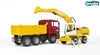 Bruder 02751 - wywrotka MAN TGA i koparka z łopatą Liebherr Podgląd zdjęcia produktu 4