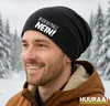 Huuraa Beanie Bevor du fragst Nein Schriftzug Black One Produktbild-Vorschau 2