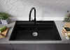 PRIMAGRAN Spülbecken Alles Schwarz 88x53cm, Granitspüle 1 Produktbild-Vorschau 3