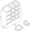 Scaffale per bambini 'Vestnes' con 12 contenitori 78 x 86 x Anteprima dell’immagine prodotto 5