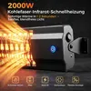 ZMH Promiennik podczerwony zewnętrzny 2000W stopnie grzania Podgląd zdjęcia produktu 5
