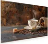 Küchenrückwand Spritzschutz Glas mit Motiv Kaffee Und Zimt Produktbild-Vorschau 1