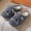 ASKSA Pantoufles moelleuses Femmes Hommes Hiver Chat Voir les images du produit 7