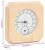 vidaXL 2-in-1 Sauna-Hygrothermograph und Sanduhr Set Produktbild-Vorschau 7