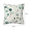 Grün Eukalyptus Blätter Kissenbezüge 45x45 cm 4er Set, Produktbild-Vorschau 2
