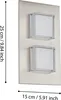 EGLO Lampada da parete per esterni Pias 2,5 W argento 93365 Anteprima dell’immagine prodotto 11