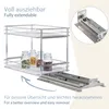 ONVAYA® Gewürzregal ausziehbar | Doppelkorb Groß | Produktbild-Vorschau 5