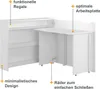 Klappschreibtisch LENART WORK CONCEPT CW-01P Schreibtisch Produktbild-Vorschau 5