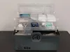 An open medical kit with various compartments and supplies. Náhled obrázku produktu
