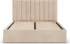 Elegantes Polsterbett POLLA 140x200 mit großem Bettkasten & Produktbild-Vorschau 5