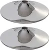 lot de 2 assiettes de pied Plaque de pied pour tabouret de Voir les images du produit 1