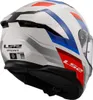 LS2 FF808 Stream II Vintage Helm, weiß/blau/rot, M (57/58) Produktbild-Vorschau 6