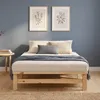 Homestyle4u Holzbett 100 x200 mit Lattenrost Natur Produktbild-Vorschau 24