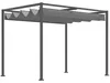 Pergola ca. 3x2m Garten Pavillon Terrassendachung Metall Produktbild-Vorschau 3