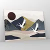 Bilder auf glas - Einteilig - Kraniche Berge Sonne - Produktbild-Vorschau 4