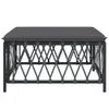 vidaXL Záhradná stolička s vankúšom Anthracite Fabric Náhľad obrázku produktu 3