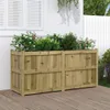 vidaXL Bac à plantes 150x50x70 cm Bois de pin imprégné Voir les images du produit 2