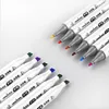 A set of markers arranged in two diagonal lines against a white and light gray background. Voir les images du produit