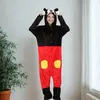 Onesie Kigurumi Pyjamas Mickey Mouse Verkleidung Kostüm L: Produktbild-Vorschau 4