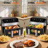 Heißluftfritteuse 10L | Air Fryer XXL Variabel für Einzel Produktbild-Vorschau 9