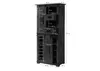 MASSIVMOEBEL24 Schrank Mango 80x45x175 grau lackiert Produktbild-Vorschau 5