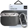 Uniq Etui Vencer Airpods Pro Silicone Szary/Charcoal Dark Podgląd zdjęcia produktu 1