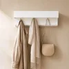 DanDiBo Wandgarderobe met opbergruimte, 60 cm, metaal, wit, Productafbeelding-voorbeeld 12