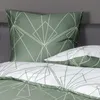 Janine Mako-Satin Bettwäsche J.D. 87054 salbeigrün jade Produktbild-Vorschau 3