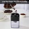 Přenosný elektrický mini mlýnek na kávu s nastavitelným Náhled obrázku produktu 5