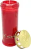 MEMORIAM-Kompositionsöllicht mit Golddeckel, Rot, Nr. 63, Produktbild-Vorschau 2