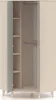 Jugendzimmer Eckschrank in Sandbeige mit grau fühlbare Produktbild-Vorschau 2