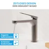 Bächlein - Design Badarmatur - Elowa Anthrazit Produktbild-Vorschau 3