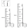 WISFOR 2PCS Schäferhaken Metall, Gartenstecker Gartenstab Produktbild-Vorschau 10