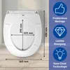 WENKO Toilettensitz Baltic Hochglanz, 38 x 45 cm - WC-Sitz Produktbild-Vorschau 12