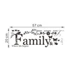 Großer PVC Wandaufkleber mit Family englischen Buchstaben, Produktbild-Vorschau 6