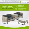 Juskys Polyrattan Lounge Santorini - Sitzecke mit Produktbild-Vorschau 7
