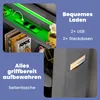 MODFU Boxspringbett Jugendbett 90x200 mit LED und Produktbild-Vorschau 5