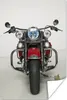 MuchoWow® Poster Rotes Motorrad auf weißem Hintergrund Produktbild-Vorschau 1