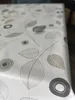 PVC Tischdecke LINDA Wachstuch beige grau Blätter - Eckig - Produktbild-Vorschau 3