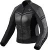 Revit Median Damen Motorrad Lederjacke, schwarz/anthrazit, Produktbild-Vorschau 1