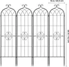 SucceBuy mreža 152 x 40,5 cm v sade 4 ks, kovová opora s Náhľad obrázku produktu 8