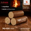 Heizfuxx Nestro XL Red Holzbriketts Hartholz 10kg x 30 Produktbild-Vorschau 4