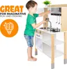 Green Series Kinderküche Spielküche Holz - Kinderküche aus Produktbild-Vorschau 6