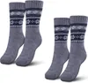 Haussocken (Grau / 2 Paar) Herren mit Teddyfutter - Produktbild-Vorschau 1