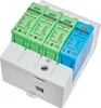 A close-up view of a surge protector with multiple modules. Produktbild-Vorschau