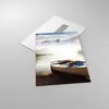 Bilder auf glas - Einteilig - Berge See Boot - 50x70cm - Produktbild-Vorschau 2