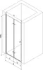 Mexen Lima porta doccia pieghevole 60 cm, trasparente, Anteprima dell’immagine prodotto 5