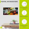 ARTland Poster Spritzendes Obst auf dem Wasser Größe: Produktbild-Vorschau 2