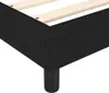 vidaXL Boxspringbettgestell Schwarz 140x200 cm Stoff Produktbild-Vorschau 6