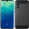 Silikon Hülle Bumer Carbon kompatibel mit ZTE AXON 10 PRO Produktbild-Vorschau 1